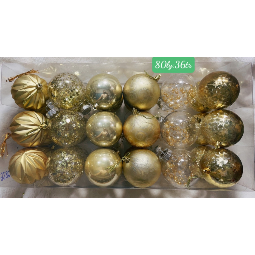 Set hộp ngọc châu 80 ly 36 trái