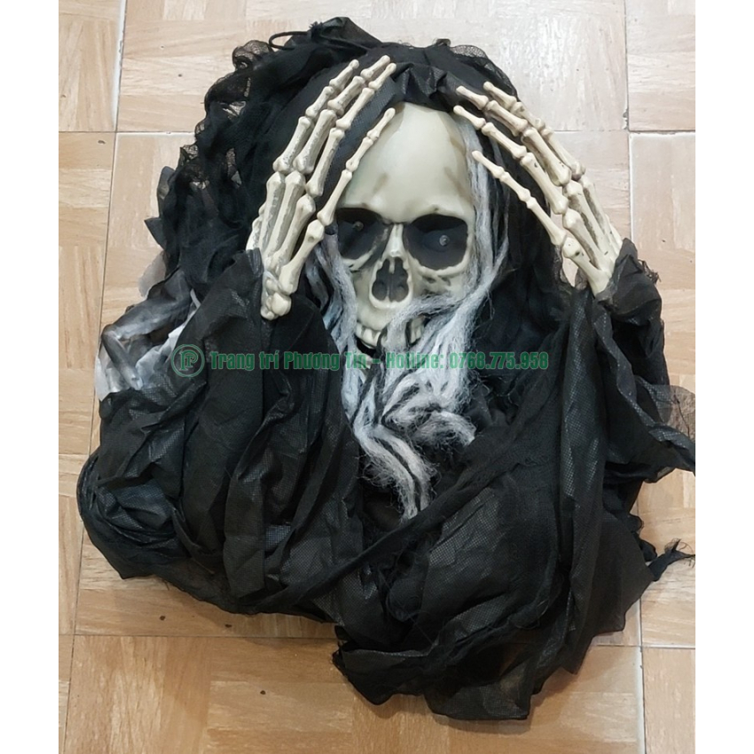 Áo halloween bộ xương trắng