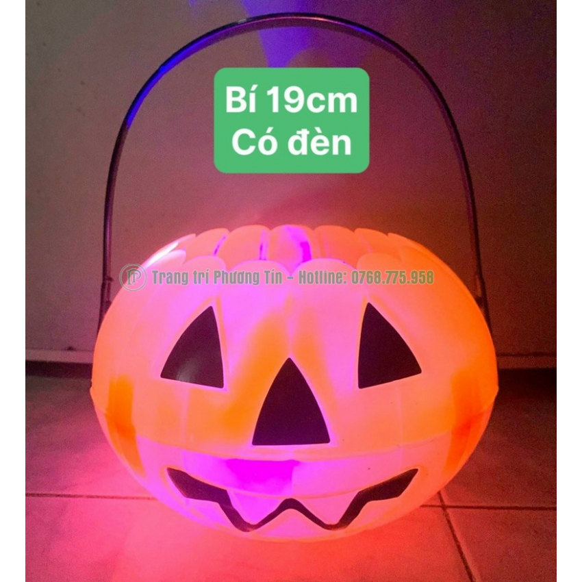 Bí ngô 19cm có đèn