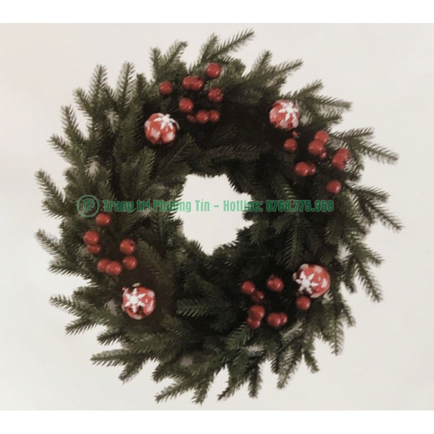 Vòng hoa trang trí Giáng Sinh