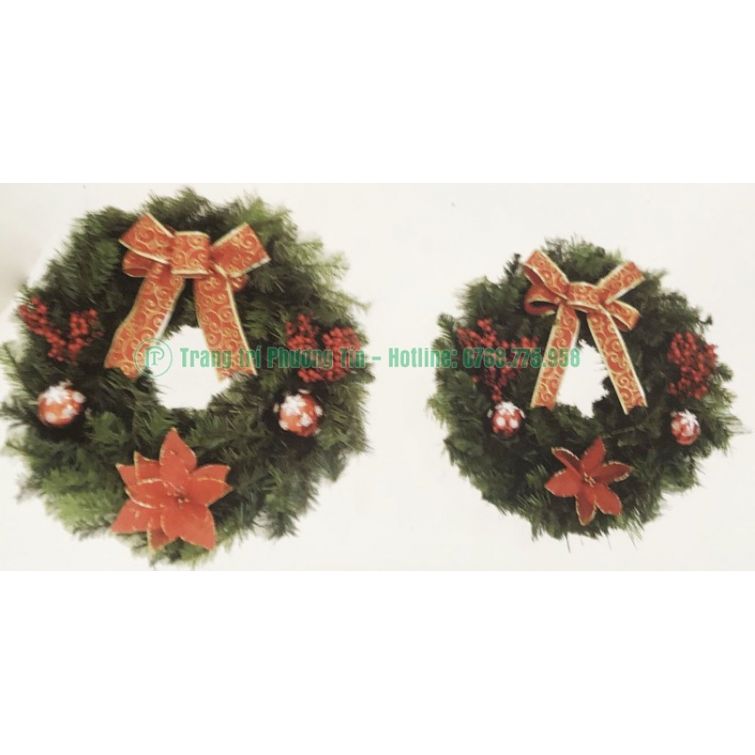 Vòng hoa trang trí Giáng Sinh
