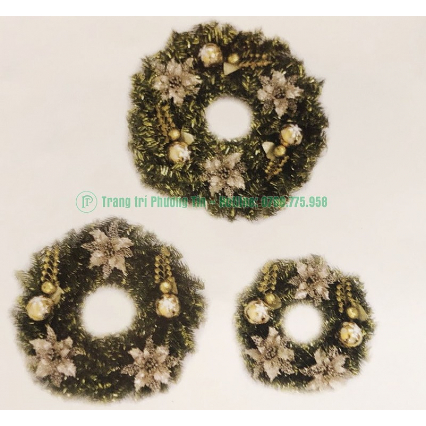 Vòng hoa trang trí Giáng Sinh
