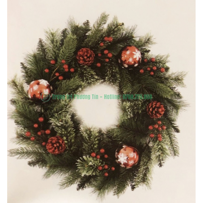 Vòng hoa trang trí Giáng Sinh