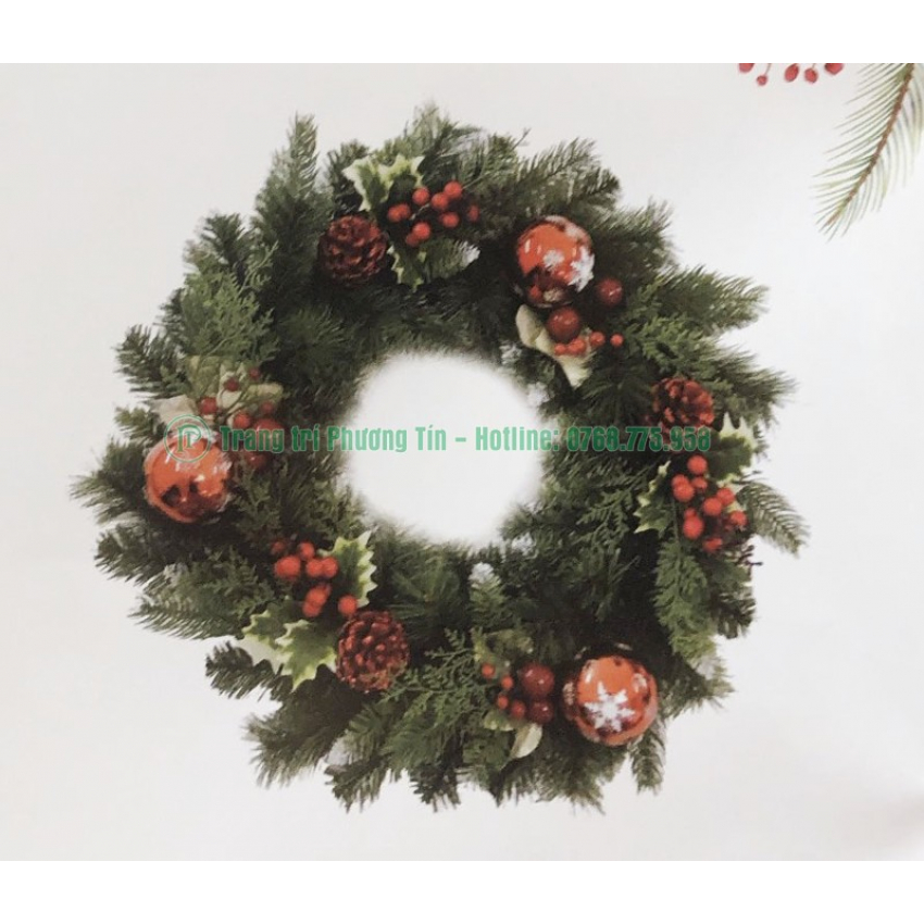 Vòng hoa trang trí Giáng Sinh