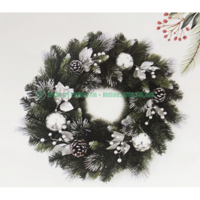 Vòng hoa trang trí Giáng Sinh