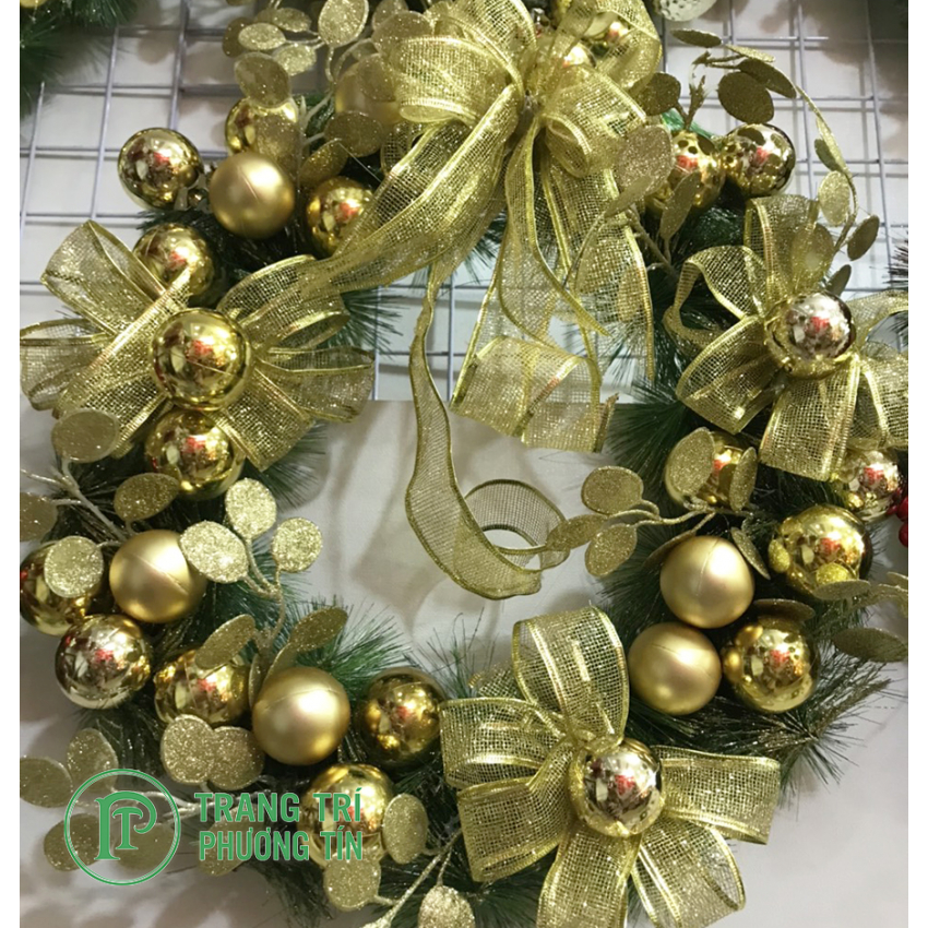 Vòng nguyệt quế quả châu vàng