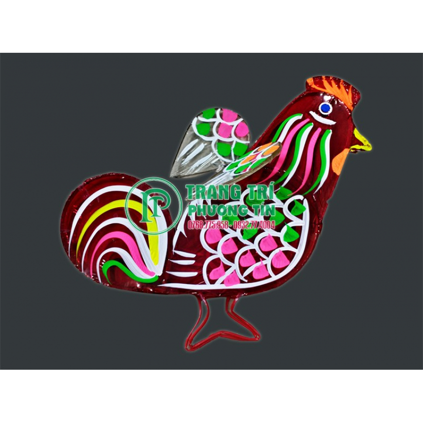Lồng đèn giấy kiếng gà trống