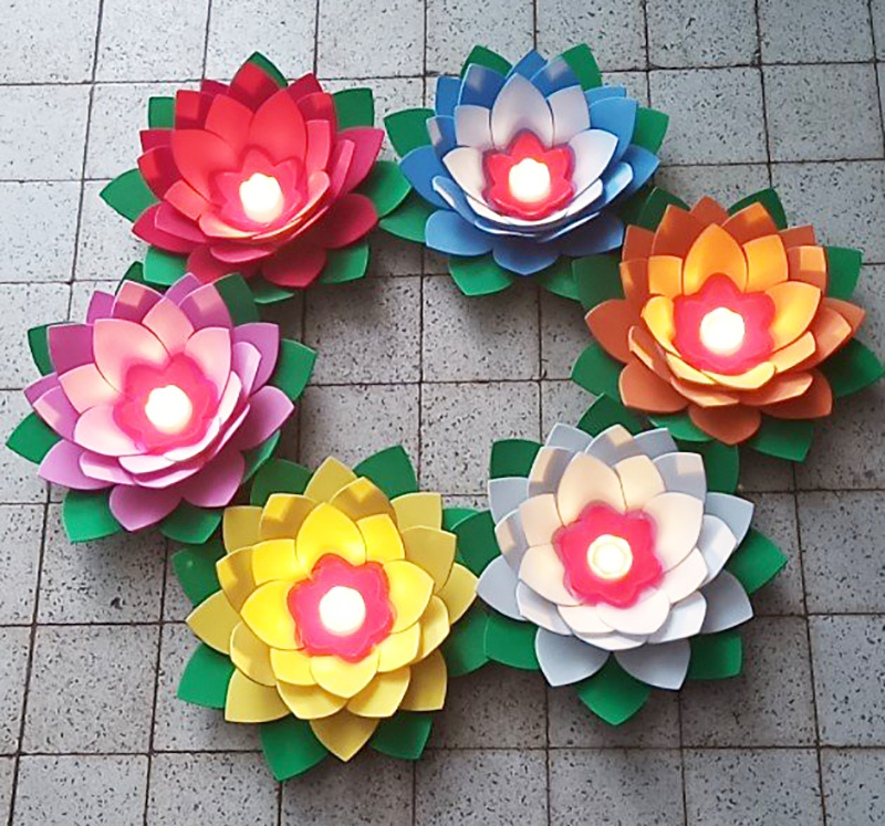 Cung cấp sỉ đèn hoa đăng mút xốp - hình 7