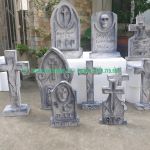 Bia mộ xốp giả