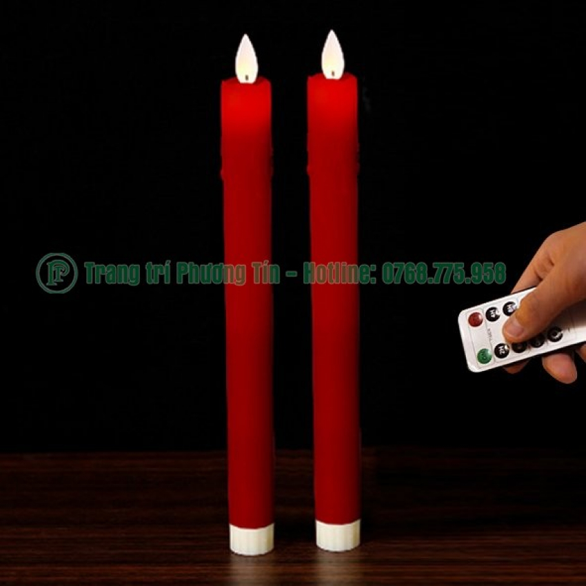Nến cây điện tử sử dụng  điều khiển