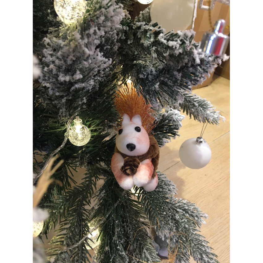 Sóc trang trí cây thông Noel