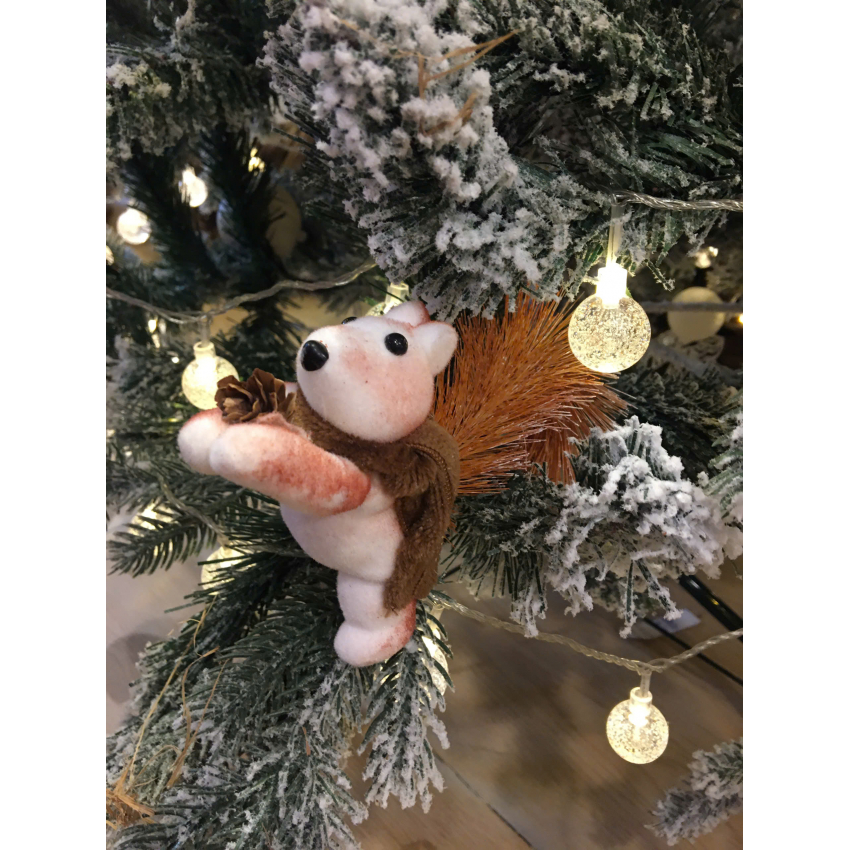 Sóc trang trí cây thông Noel