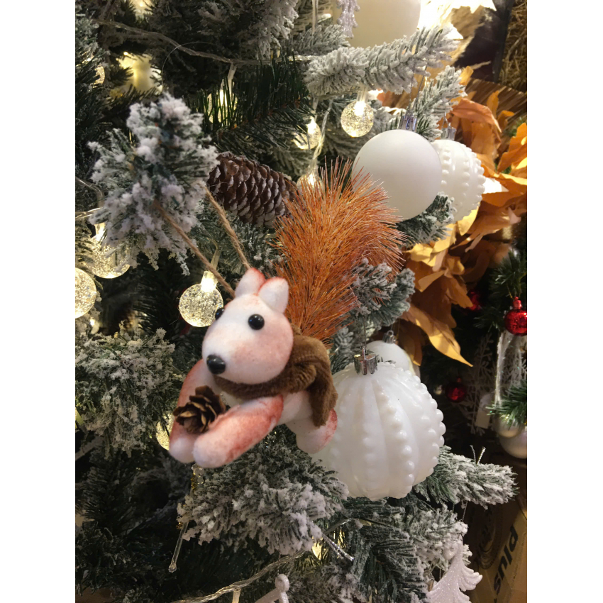 Sóc trang trí cây thông Noel